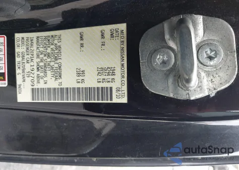 2010 Nissan Altima 2.5 S from USA, damaged, VIN 1N4AL2EP1AC192709